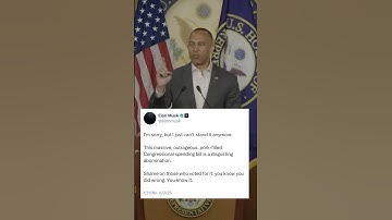 Why is Democratic leader Hakeem Jeffries quoting and praising Elon Musk? #shorts