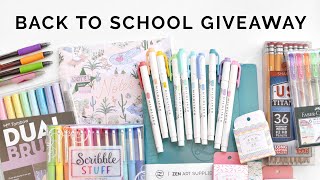 back to school giveaway! ✨ cute stationery hehe