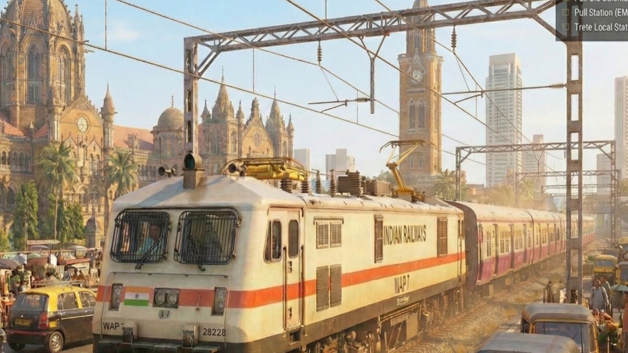 railway simulator india kivabe chale || Railway train Video Indian Railways express 
