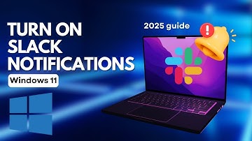 How to Turn On Slack Desktop Notifications on Windows 11 | Never Miss a Message Again