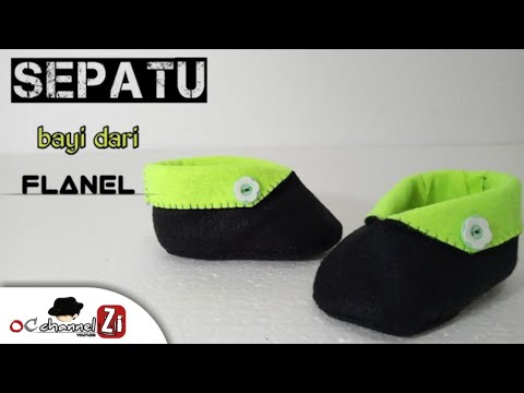 Membuat sepatu  bayi dari  kain flanel  YouTube