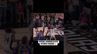 Robinson grabbed a key rebound in the Knicks' win #crazy #nba #game #sports #wow #knicks #win #viral