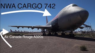 Marana Pinal Airpark 2022 | PRIVATE Tour of Arizona's Airplane Graveyard | 747, A340, and more!