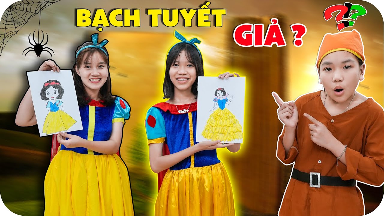 Đại Chiến Bạch Tuyết Thật VS Bạch Tuyết Giả ♥ Min Min TV Minh Khoa