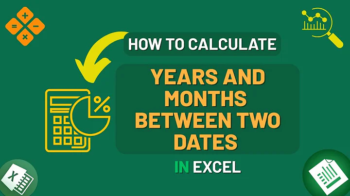 How to Calculate Years and Months Between Two Dates in Excel