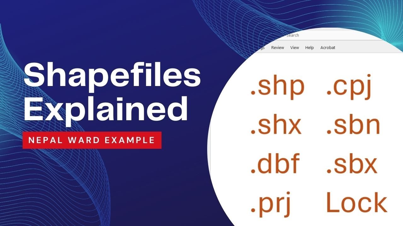 Shapefile Format Example Shapefile Components Explained | All Shapefile Files with Nepal Ward ...