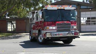 Fremont Fire Dept. Truck 51 Responding - CODE 3