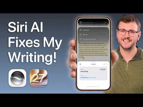 Siri AI Now Proofreads Everything I Write