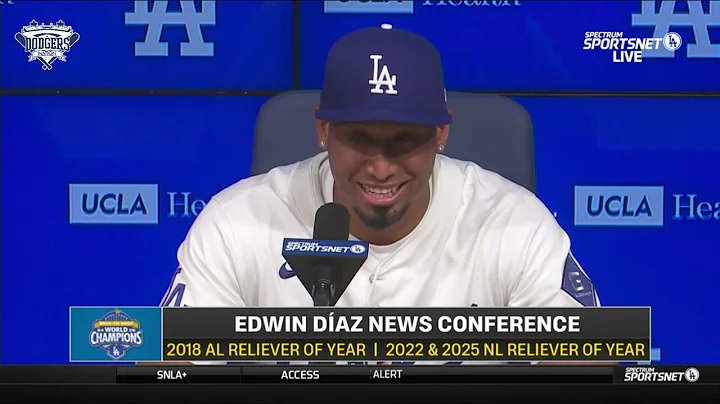 Edwin Diaz Reveals Why He Signed With Dodgers Over Mets, Role With LA, New Number, and More 