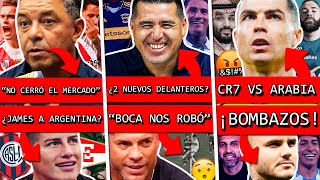 ¿RIVER busca un REFUERZO secreto?+ BOCA sorprende ¿LLAMÓ a 2 DELANTEROS?+ CRISTIANO vs ARABIA+ JAMES