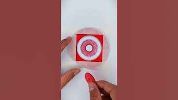 Perfect Spirograph Circle  Hypnotic Drawing Art wit pen #spirograph #satisfying #geometry