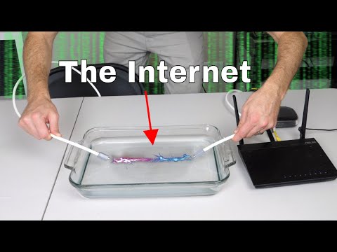 Can You Send The Internet Through Water Instead of Cables? The Literal Web Streaming Experiment!