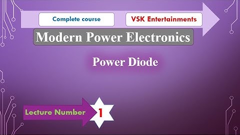 Power diode Basics, Structure, Symbol, Working, Characteristics and Applications