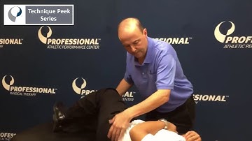 Lumbar Rotation Mobilizations with Home Exercise Program  |  Technique Peek Series