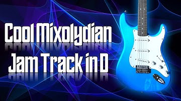 Cool Mixolydian Jam Track in D 🎸 Guitar Backing Track