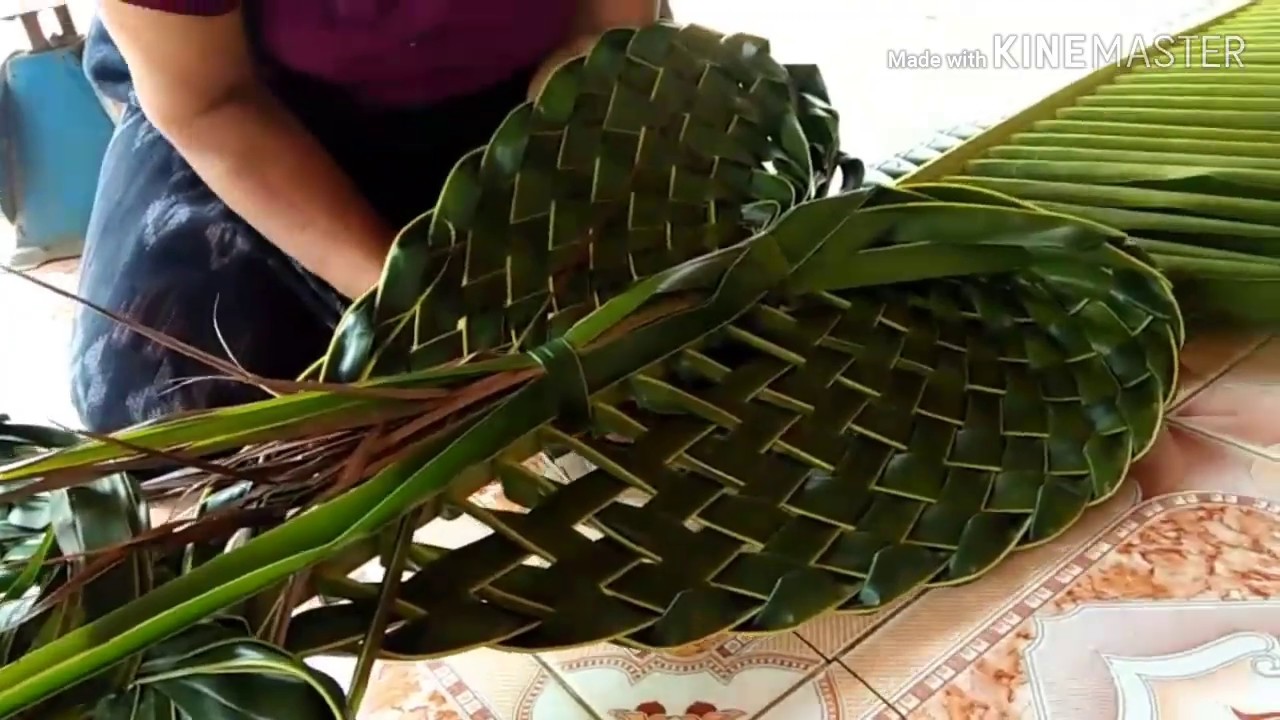 #สานใบมะพร้าว #อยู่บ้านต้านโควิด-19