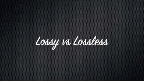 Lossy vs Lossless - Image Optimizing for the web