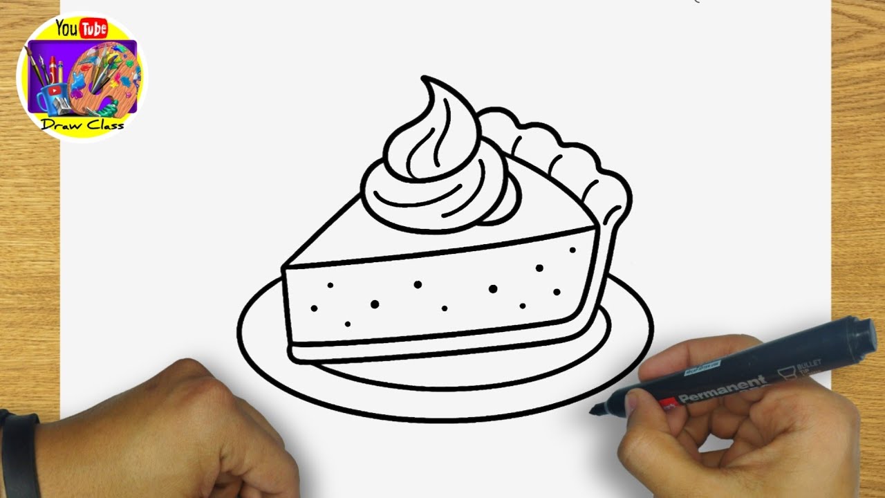 HOW TO DRAW THANKSGIVING THINGS | DRAWING PUMPKIN PIE THANKSGIVING ...
