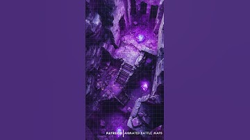 D&D | Violet Skull Vaults Part 2 Grid | Animated Battle Maps