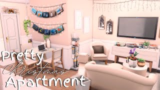 Pretty Christmas Apartment ❄️ // The Sims 4: Apartment Renovation // No CC
