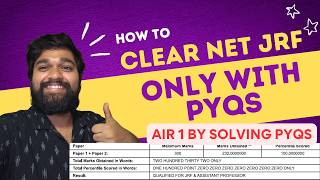 How I Used PYQs to Crack UGC NET JRF | Self Study for UGC NET JRF | @KumarBharat