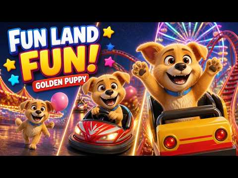 Golden Puppy और दोस्तों का Amusement Park में धमाल दिन!