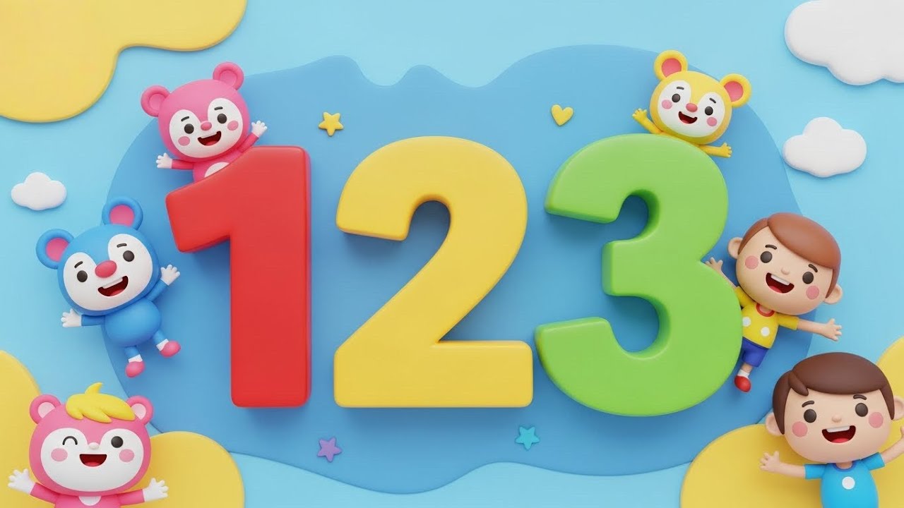 Learn Numbers | ONE to TEN | 1 to 10 | 123 Song for Kids | Fun Counting Song for Toddlers & Kids