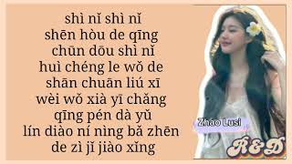 趙露思 Zhao lusi - It's you 是你 (shi ni)(easy lyrics) Resimi