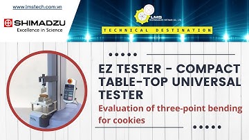 [SHIMADZU][Food Application][Evaluation Of Three Point Bending For Cookies]