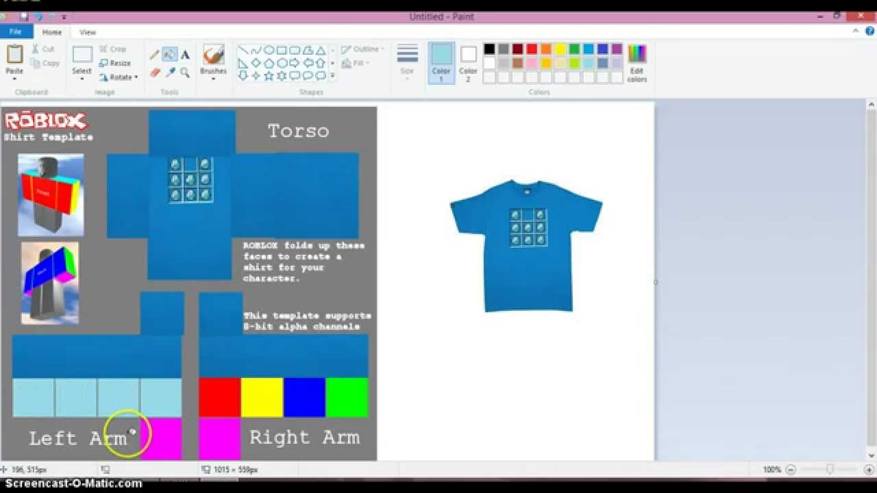 Roblox Shirt Template Editor