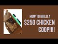 Turning an old janky shed into a 250$ Chicken Coop!