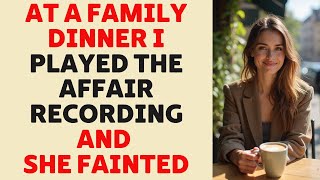 Details I exposed my wife’s secret affair at family dinner and she collapsed in shock Update