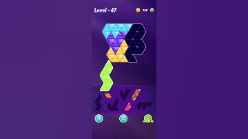 Block!Triangle puzzle:Tangram⬅️Level 47 Advanced