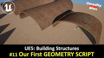 UE5: Building Structures - #11 Our First GEOMETRY SCRIPT