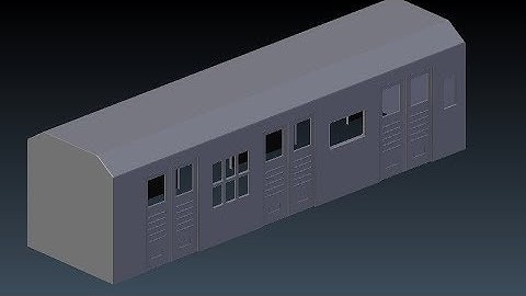 Blender: Modeling a Subway Train (Part 1)
