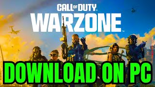 How To DOWNLOAD Call Of Duty Warzone On PC/Laptop (2024)