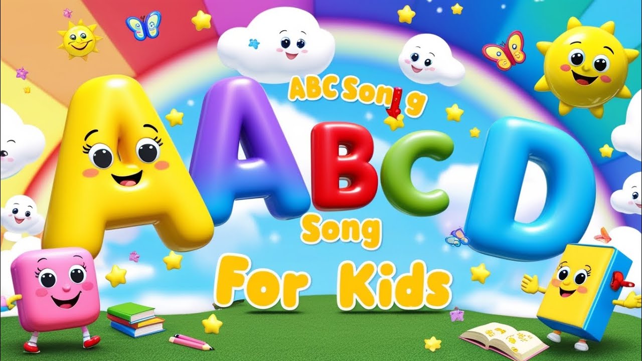 The Alphabet Song | ABCD Song for Kids | Learn ABC with Fun Animation ...
