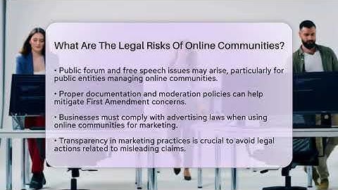 What Are The Legal Risks Of Online Communities? - Everyday-Networking