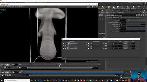 47 Pyro Basics in Houdini simulation panel in PyroSolver