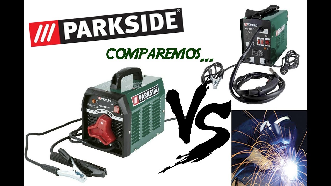 PARKSIDE - ¿Soldador a Electrodo o hilo tubular con nucleo de flux?  Comparacion-Pruebas-Económicas. - YouTube
