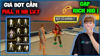 Free Fire Ntn Giả Bot Cầm Full 11 Hđ Lv.7 Vô Đảo Kết Nối Bất Ngờ Gặp Rick Kid Và Cái Kết ?
