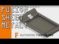 Fusion 360 Sheet Metal Tutorial!  FF94