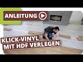 Klick Vinylboden mit HDF Trägerplatte