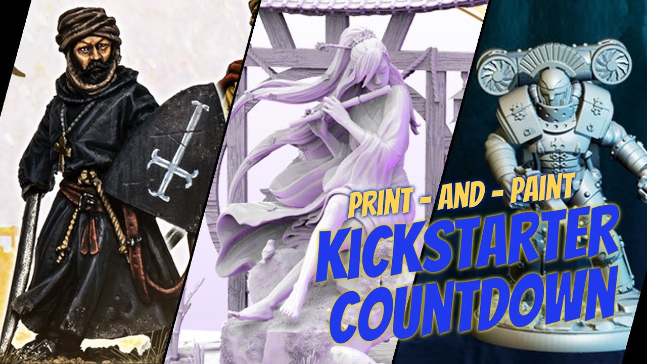 Print and Paint  |  Kickstarter Countdown #2-18