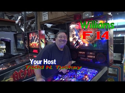 #810 Williams F14 TOMCAT Pinball Machine with Super Bright LED's! TNT Amusements