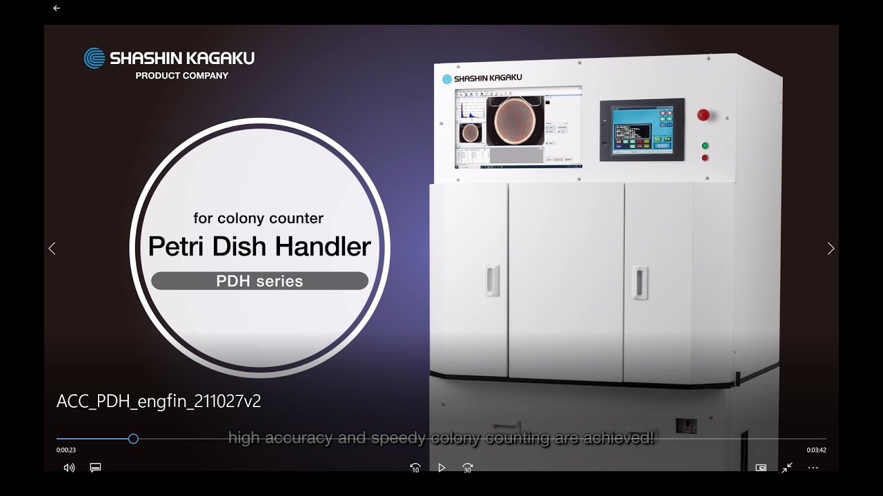 Petri Dish Handler for Colony Counter　　　　　　　　　　　　　　　　　　　　　　　　　　Customizable up to 600 petri dishes !