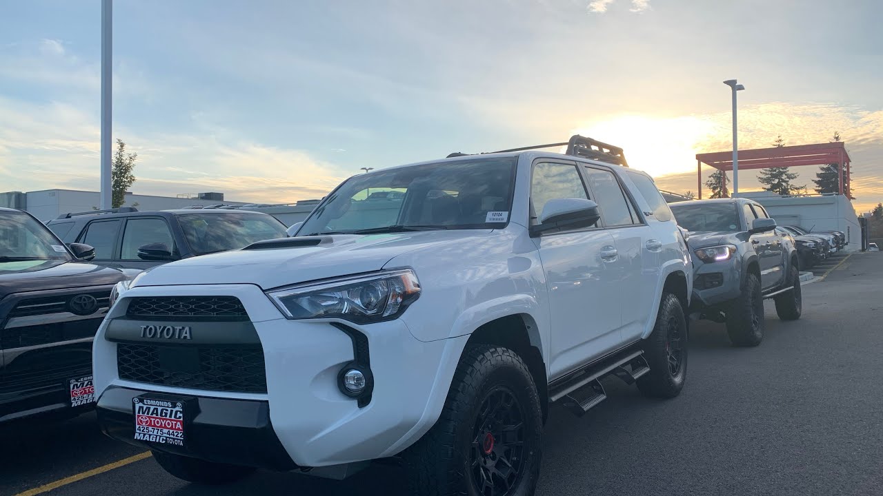 21 Toyota 4runner Trd Pro In Super White Don T Pay The Greedy Markups Youtube