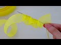 Amazing Ribbon Flower Craft Ideas - Hand Embroidery Design Trick - Sewing Hack - Easy Flower Making