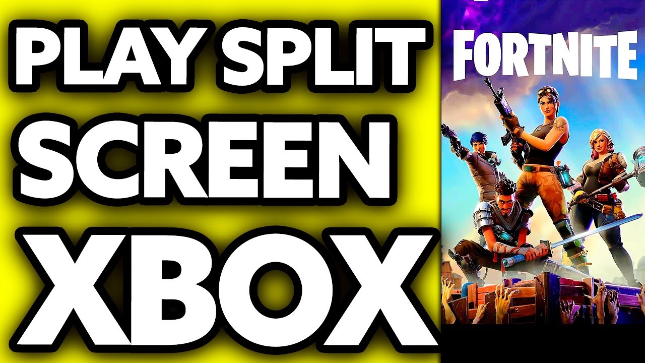 How to play split screen on fortnite xbox 2023?