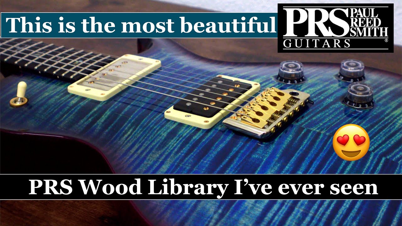 This is the most beautiful PRS Wood-Library I've ever seen